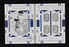 2021 Panini National Treasures Holo Silver 7/10 Tommy Henrich #LMB-TH 19zq
