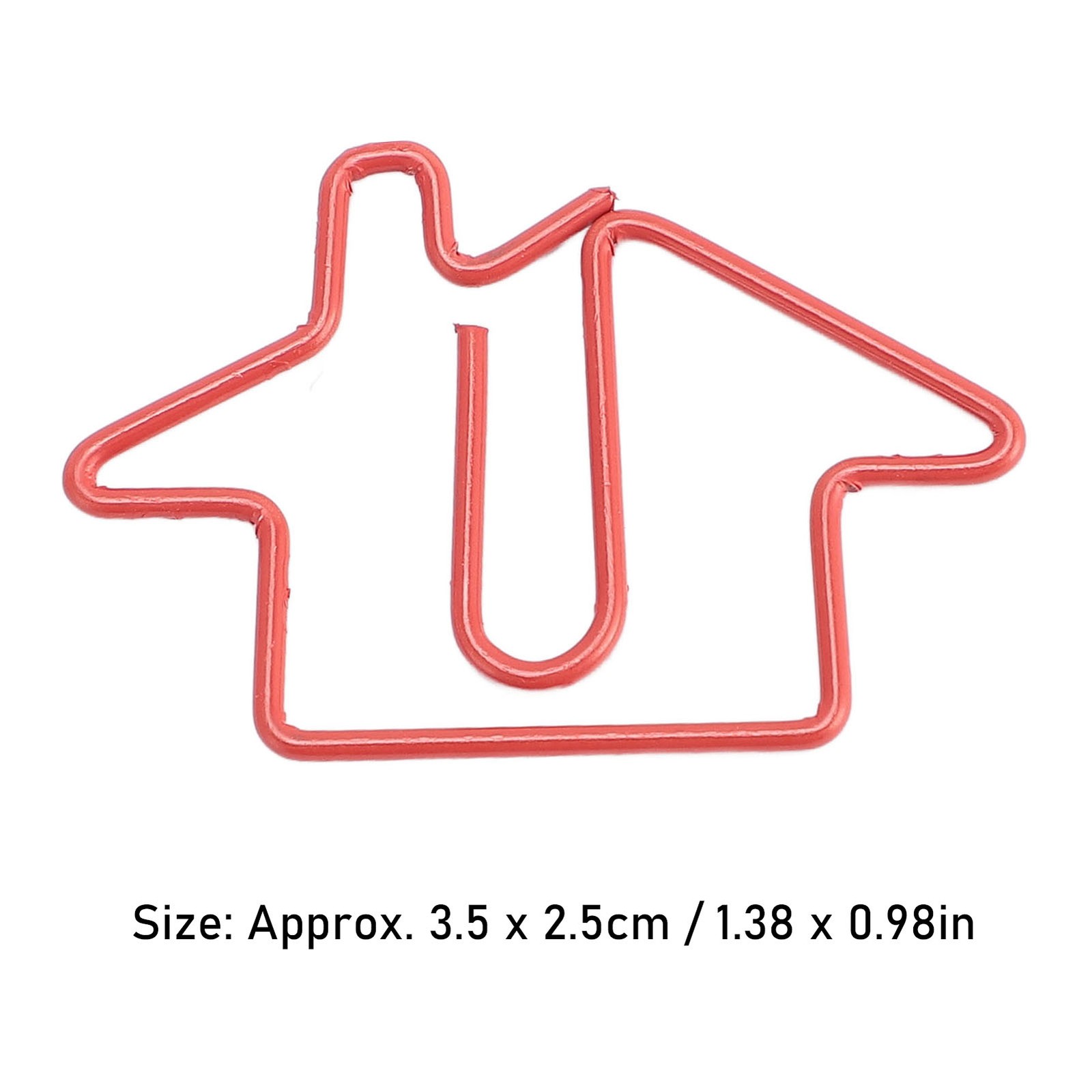 Fancy Paper Clips Fancy Paperclips 100Pcs House Shaped For Organizing Marking