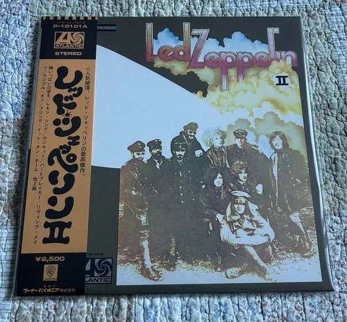 LED ZEPPELIN II ATLANTIC P10101A JAPAN OBI ORIG 1976 POSTER LYRICS LP NM- TESTED