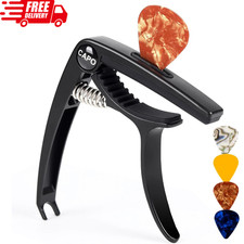 Professional 6-String Guitar Capo Acoustic Electric Guitar Universal 4 Picks