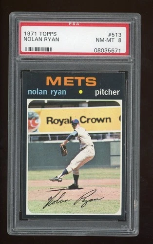 1971 Topps Nolan Ryan #513 PSA 8