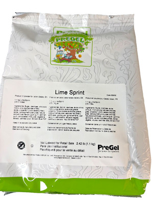 PREGEL LIME SPRINT  Item No. 352832 GELATO MIX and SOFT SERVE ITALIAN