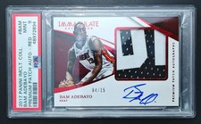 2017-18 Panini Immaculate Bam Adebayo 4/15 RC Premium Patch Auto RPA PSA 9 AA61