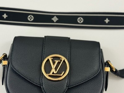 Louis Vuitton LV Pont 9 Soft Crossbody PM Noir Leather