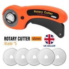 45mm Round Wheel Rotary Cutter Quilting Sewing Roller Fabric Cutting With Blades