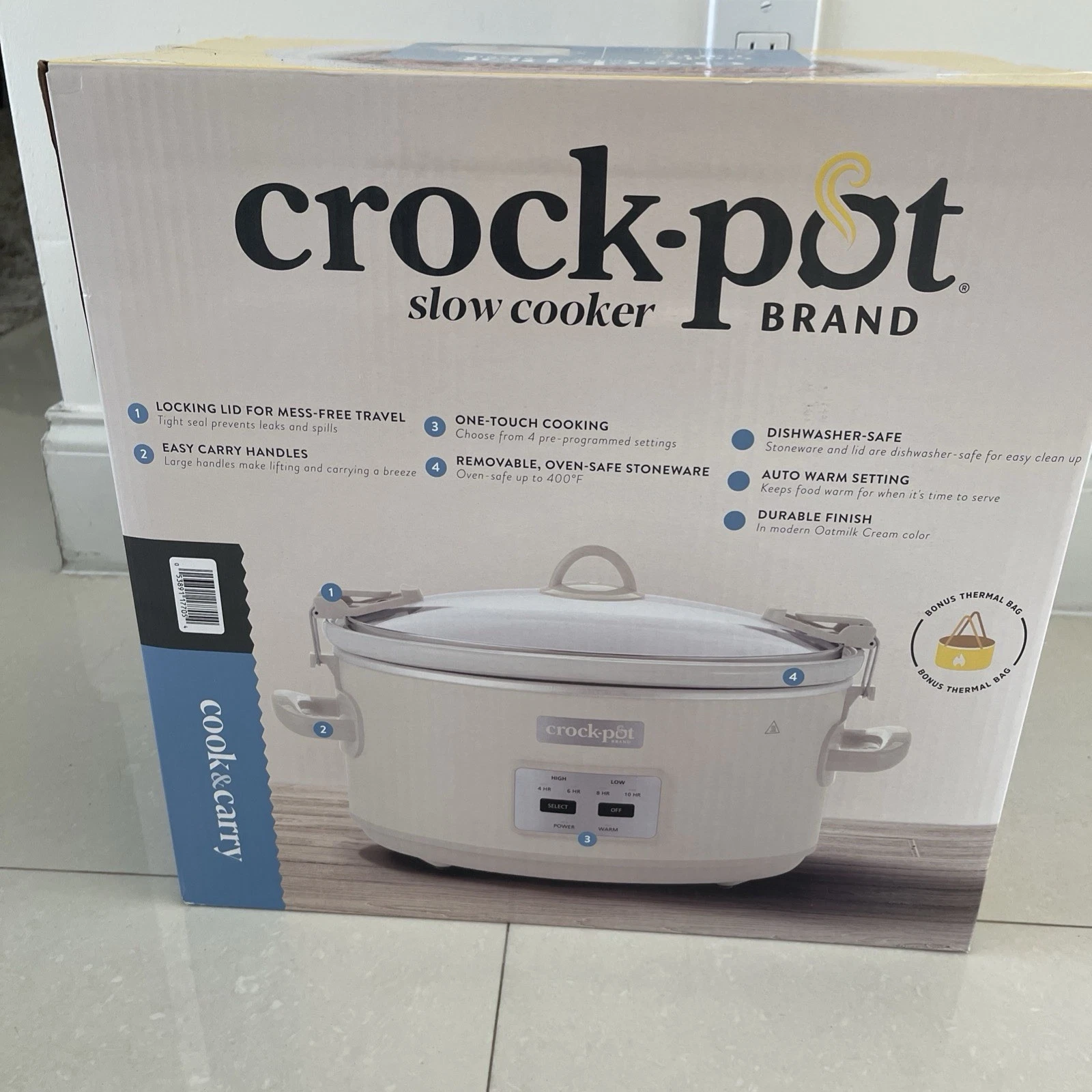 Crock-Pot WHITE-S 7-Quart Slow Cooker