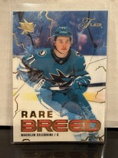 2025-26 Upper Deck Flair Macklin Celebrini Rare Breed #7 Of 8 San Jose Sharks