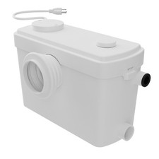 Anzzi TL-AZ600MP NESSO Grinder Pump for Rear Outlet Toilets - White