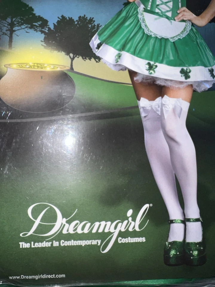 Dreamgirl Irish U. Disfraz de Suerte Día de San Patricio - Talla Mediana (Juego de 4 Piezas) Foto 4 de 4