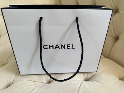 CHANEL Gift Bag Shopping Bag Size: 10'' Wide x 8'' Height x 3'' Depth