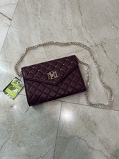 Badgley Mischka Vegan Leather Crossbody With Diamond Quilting NWT