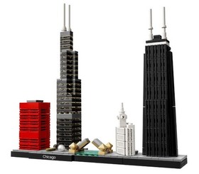 LEGO Architecture 21033 Chicago Skyline USA Landmark 444pcs Building Set