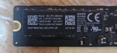Samsung Apple MZ-JPV128R/0A2 128GB SSD Solid State Drive
