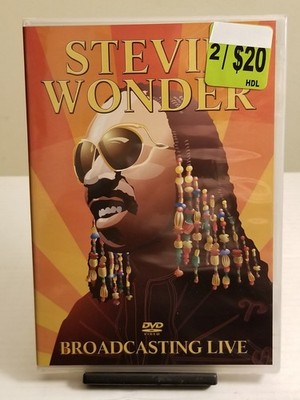 STEVIE WONDER BROADCASTING LIVE DVD  2006 12 TRACKS EU IMPORT NEW FACTOR SEALED