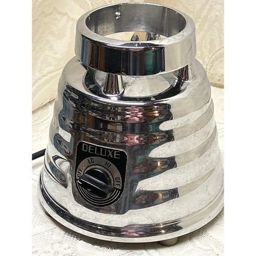Vintage Osterizer Deluxe Beehive Blender Base Model 403 Chrome 2-Speed USA Parts