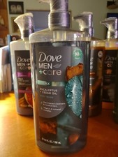 Dove Men Care Body Wash Eucalyptus  Cedar Oil to Rebuild Skin Plant-Based 26 oz