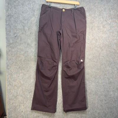 Nike ACG Hose Damen Gr. UK 18 Pflaume Wasserdicht Nylon Outdoor Wandern Regen Gefüttert