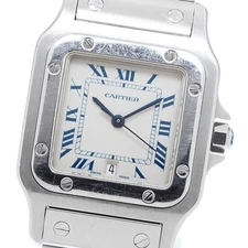 CARTIER Santos GalbeeLM W20018D6 Date beige Dial Quartz Men's Watch_904744