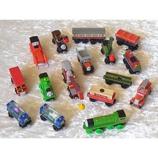 16 Thomas  Friends Wooden Train Lot Henry Oliver Salty Harvey Thumper Rocky