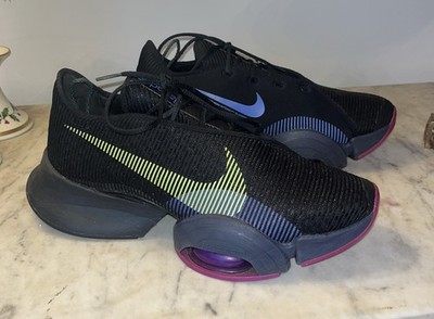 Nike Air Zoom SuperRep 2 Size 10 CU5925-010 Black Athletic Shoes Rare Free Ship