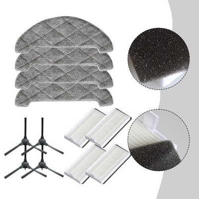Für Tuvio TR04MLBB kompatibles Teileset Seitenbürsten Filter und Wischzubehör