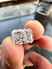 3CT Radiant Cut Lab Grown Loose CVD Diamond Natural D Color VVS1 Certified stone
