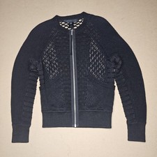 Women’s Marc Jacobs Knitted Linen Cotton Jacket XS Black Whimsigoth Festival