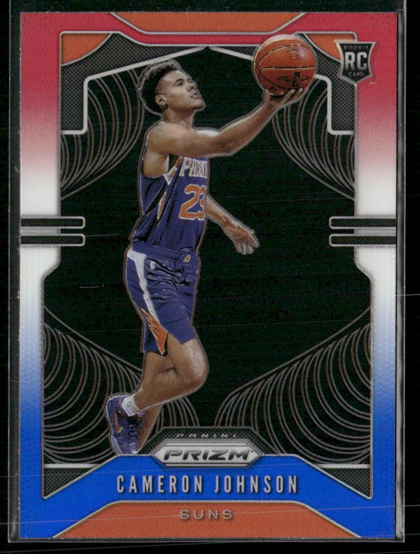 2019-20 Panini Prizm #257 Cameron Johnson Prizms Red White and Blue