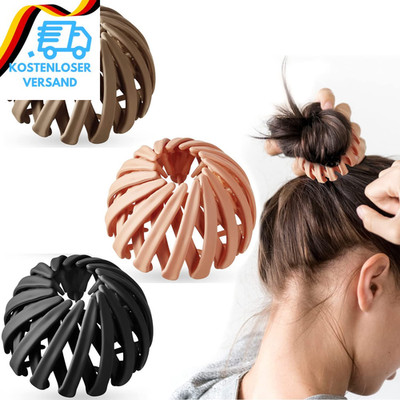 3 Stück Haarspangen Für Damen, Vintage Vogelnest Haarklammern Große Haarclips Ha