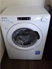 Candy Smart Freestanding Front-Loading Washing Machine, White