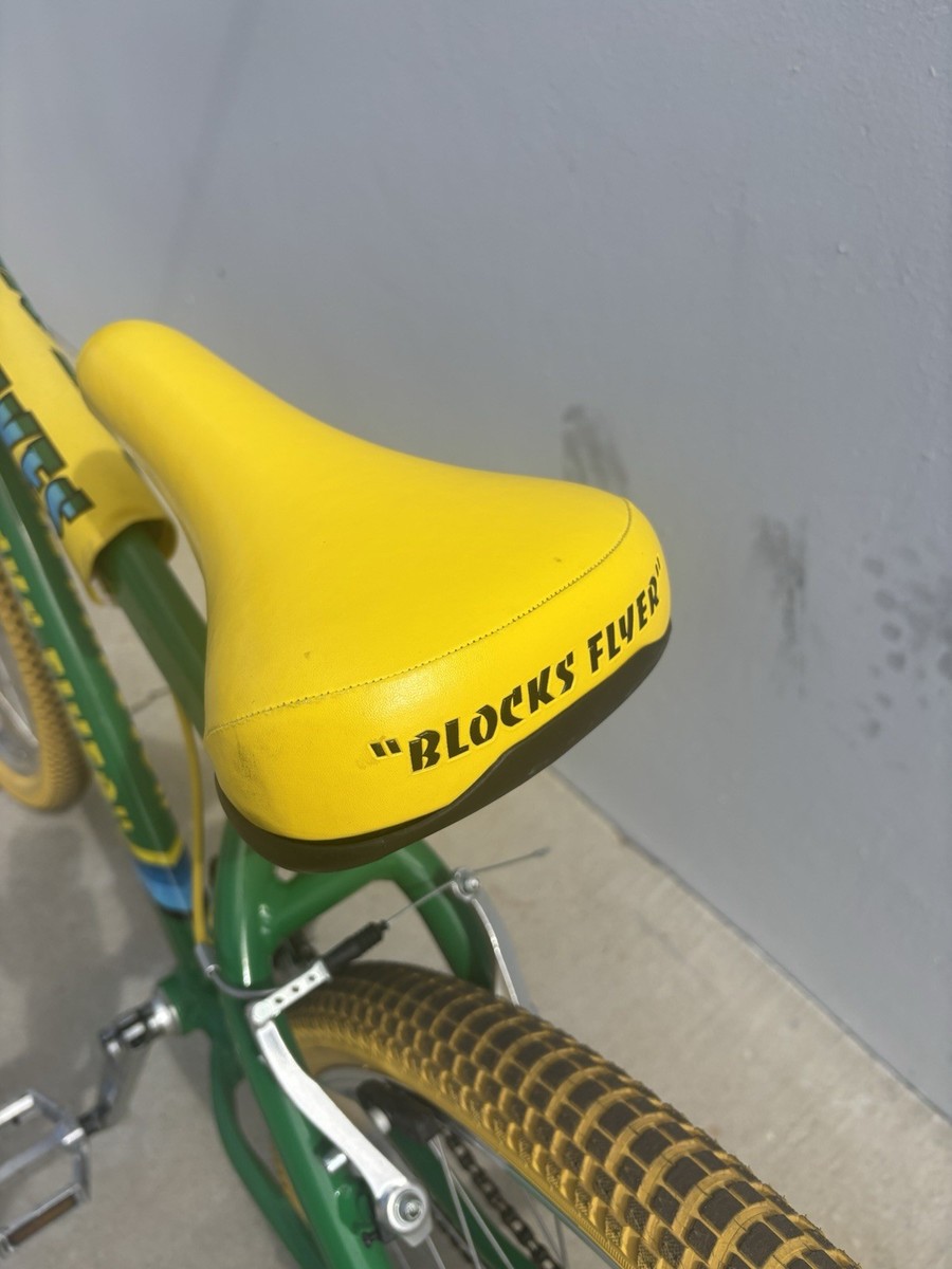 SE Spring Green Blocks Flyer Limited Edition 26 Inch BMX Bike RARE