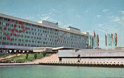 Ansichtskarte: Taschkent, Gebäude des Präsidiums des Obersten Sowjets