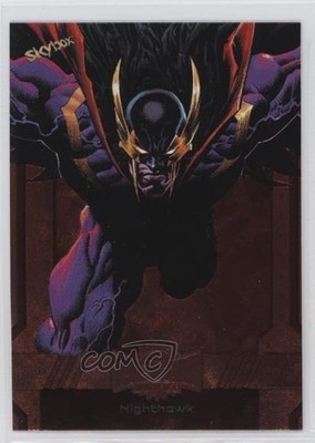 2024 Skybox Marvel Metal Universe Avengers Copper Nighthawk #63 0sb0