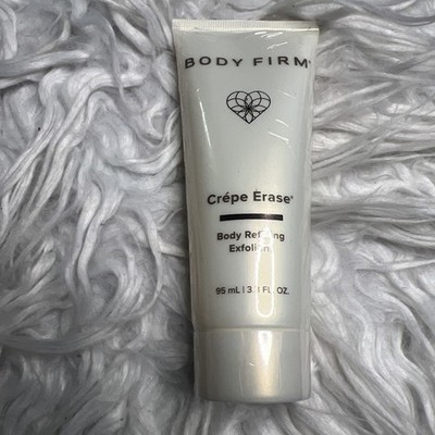 THE BODY FIRM CREPE ERASE Body Refining Exfoliant (3.3 FL. OZ.) sealed no box