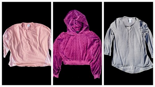 Lot of 3 Women's M Tops Fantastic Fawn Guess Monroe & Main Long Sleeve Medium