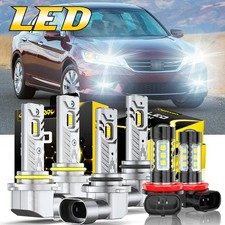 For 4-door Sedan Honda Accord 2006-2012 6x Led Headlight Fog Light Bulb Combo For 4-door Sedan Honda Accord 2006-2012 6x Led Headlight Fog Light Bulb Combo