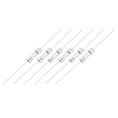 6 Stück Glasrohrsicherungen für  mit Draht 5x20mm 4A 250V (T4A)