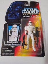 Star Wars Power of the Force 2 Stormtrooper Red Foil Holo Sticker Action Figure
