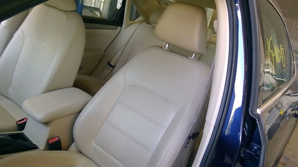 Asiento delantero de cuero sintético para conductor bronceado eléctrico para 12-15 PASSAT 10305800 Foto 4 de 4