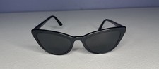 Prada Women's SPR01V SPR/01/V 1AB-5S0 Cat Eye Sunglasses FRAMES ONY As Is
