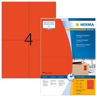 Herma Universal Etiketten Special 105 X 148 Mm Rot 400 Etiketten