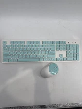 Wireless Keyboard and Mouse Combo (Light Green)