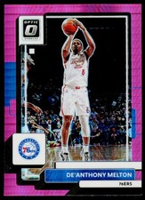 2022-23 Donruss Optic De'Anthony Melton 35 Hyper Pink Philadelphia 76ers