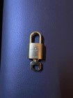 Louis Vuitton Brass Padlock Lock with LV Logo, Key Hole Hardware Accessory — photo 2