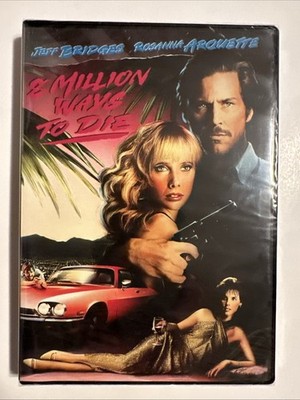 8 Million Ways To Die (1986) - 1986 DVD - Jeff Bridges Region 1 OOP NEW SEALED