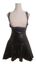 PVC like underbust corset dress size M