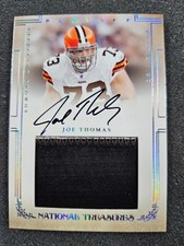 🌟 Joe Thomas 2007 National Treasures RC RPA Patch ON CARD Auto Browns #117 #/99