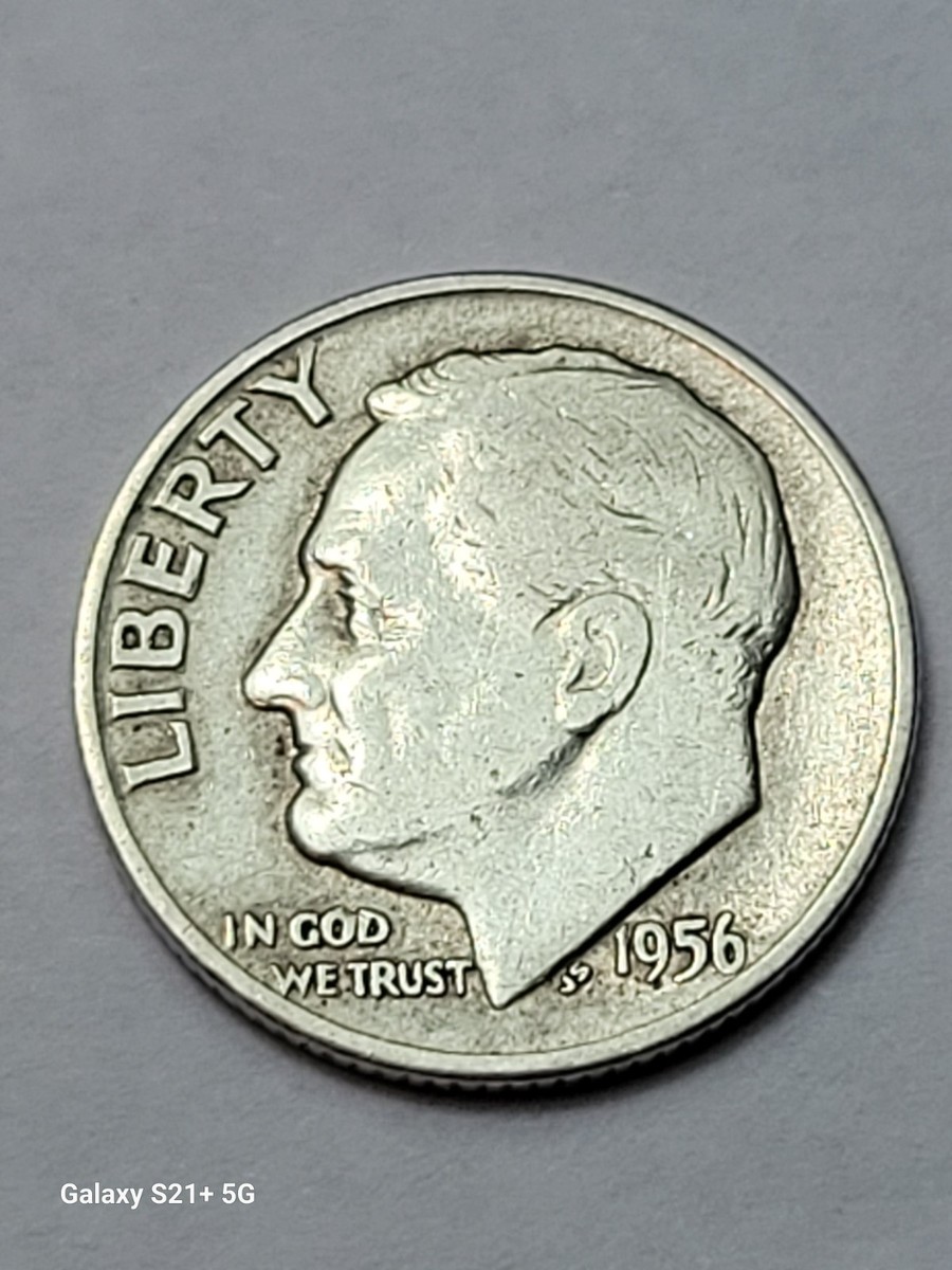 Dプライス 1956-D Roosevelt Silver Dime RPM 