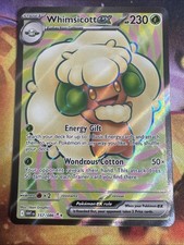 Whimsicott ex: 157/086 Holo - White Flare Pokemon NM