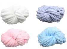4 pack - 108 yds Chenille Chunky Yarn Jumbo 2cm Thick Knit Blanket Crochet